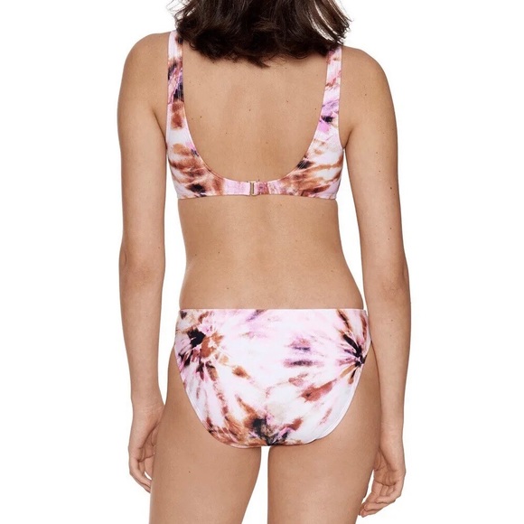 NO BOUNDARIES Tie Dye Swimsuit Size Medium 7-9 Juniors Removable Light Pads New - Picture 4 of 9